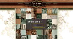 Desktop Screenshot of denovosalon.com